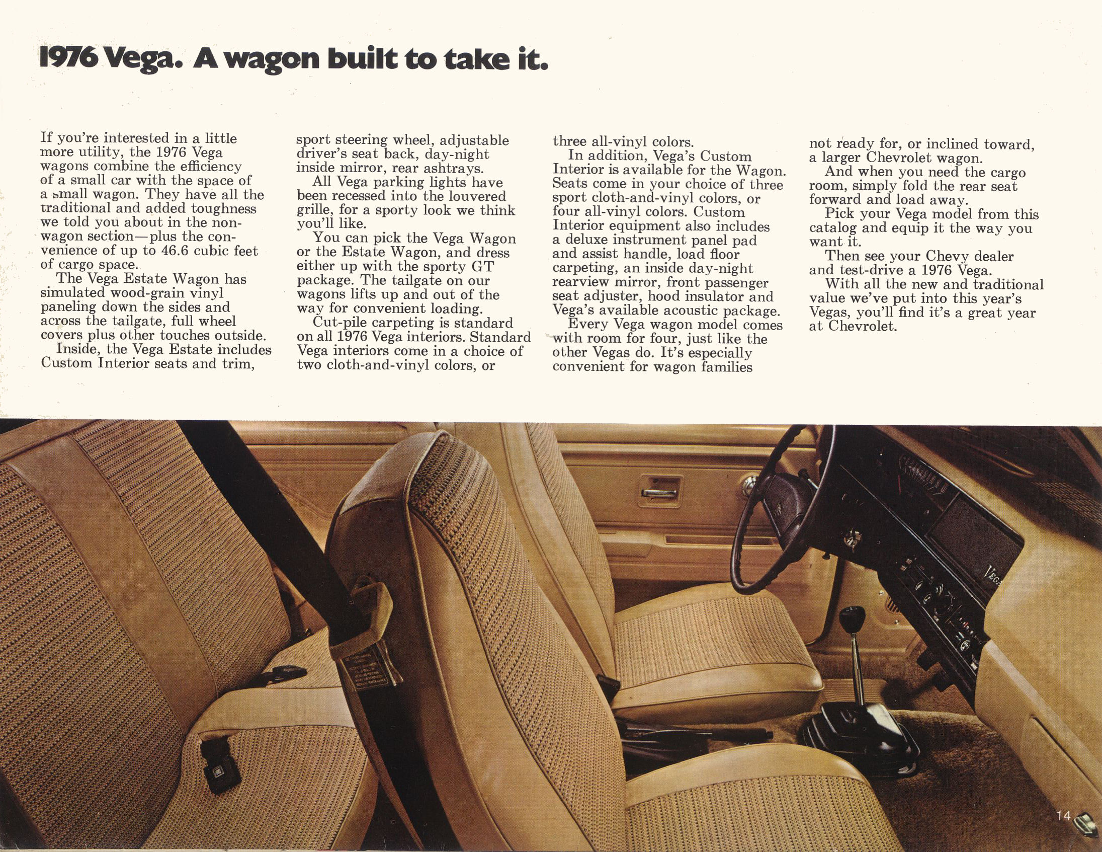 1976 Chevrolet Vega Brochure Page 2